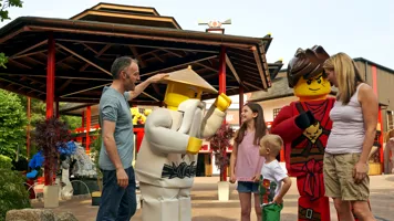 Family meeting Master Wu and Kai from LEGO NINJAGO