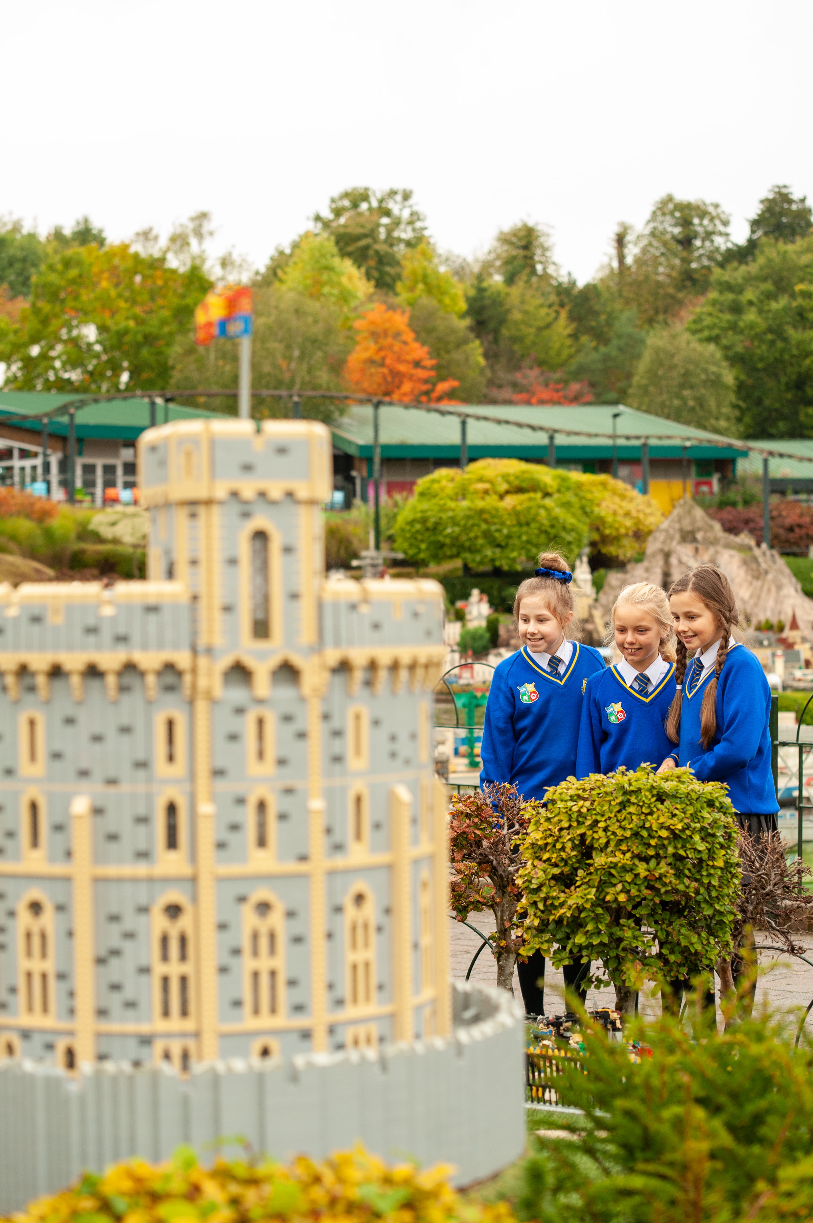 School Group looking at Miniland at the LEGOLAND Windsor Resort