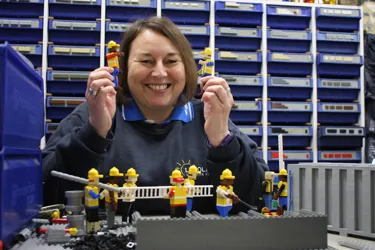 Paula, a model maker featured on Channel 5's "Inside LEGOLAND: A World Of Wonder"