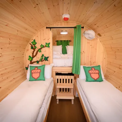 Woodland Village Barrel Interior